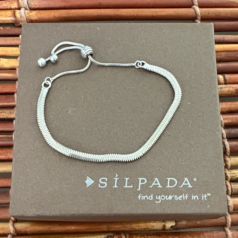 Silpada Sterling Silver Adjustable Bracelet